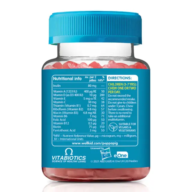 Vitabiotics Wellkid Peppa Pig Multi-Vits 2