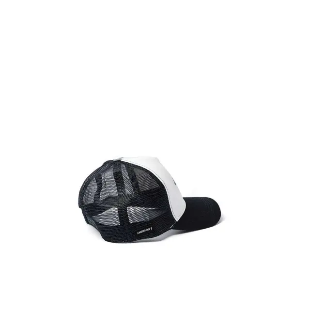 Emerson Unisex Trucker Hat (231.EU01.04-White-Navy Blue) - Λευκό-Μπλέ - One Size 2