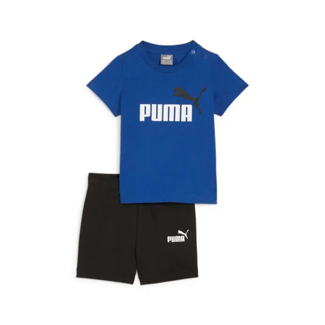 Puma Unisex Kids Minicats Tee Shorts Set Μπλε 845839-18 (Puma)