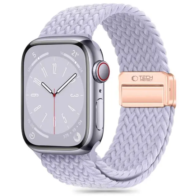 Tech-protect Nylonmag Apple Watch 8 / 9 / 10 / 11 / 12 / Se (40 / 41 / 42 Mm) Periwinkle