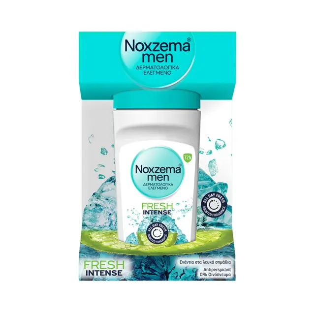 Noxzema Men Fresh Intense Anti-Transpirant Αποσμητικό 72h σε Roll-On 50ml 2