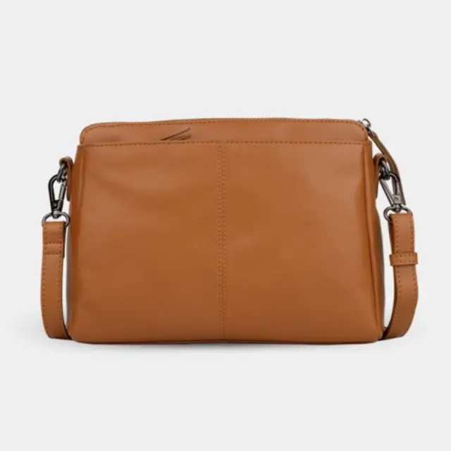Τσάντα Ώμου Pauline BEPR-40/3094 Καφέ - ONESIZE 3