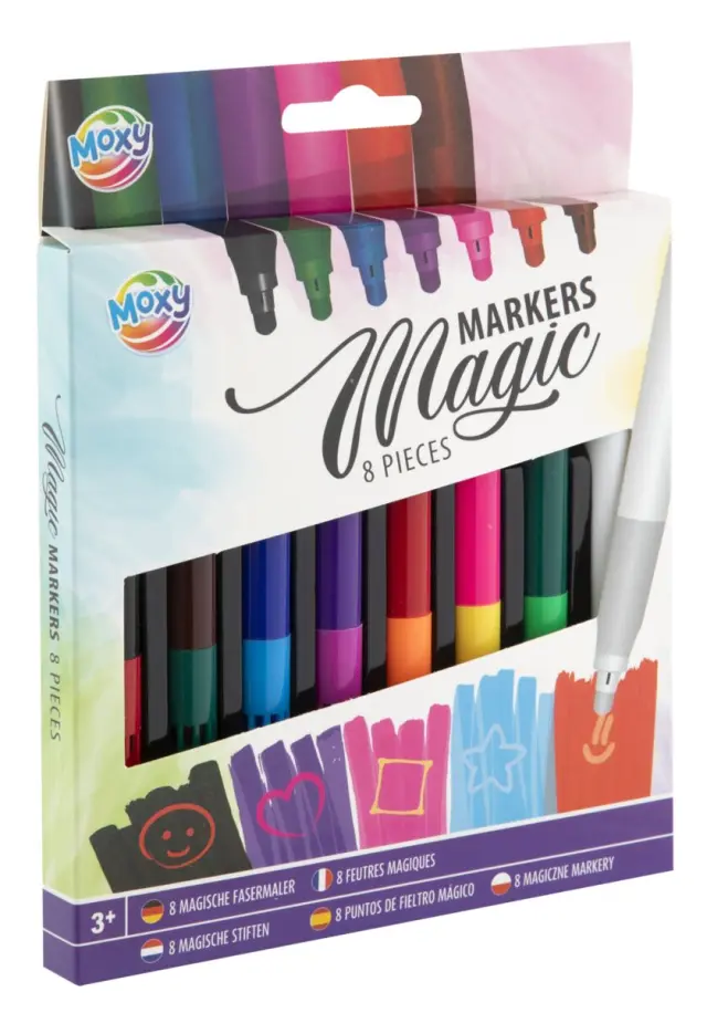 Moxy - 8 Magic Markers (150021) - Toys
