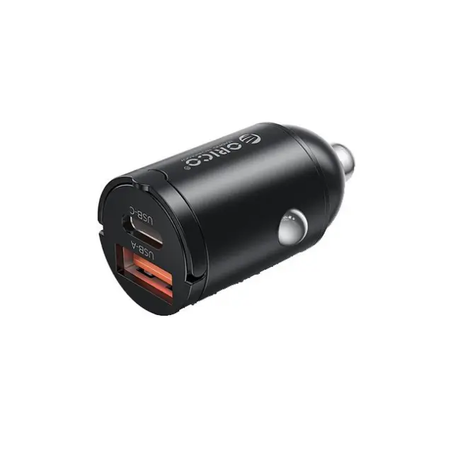 Orico Φορτιστής Αυτοκινήτου USB-C 30W USB-A 30W (MR-30-1A1C-BK-EP)