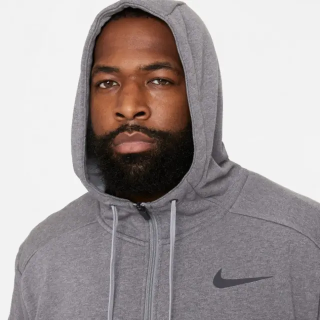 Nike Dri-FIT Hoodie (CZ6376-071) - Ανθρακί 3