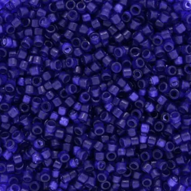 Χάντρα Miyuki Delica 11/0 - DB0785 - Semi Matte Transparent Royal Purple ~7gr