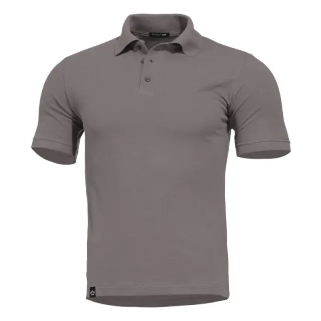 Pentagon Sierra Polo T-Shirt-Μπλούζα Κοντομάνικη Πόλο για Καθημερινή Χρήση - 08WG-Wolf Grey-Γκρί Ανοιχτό