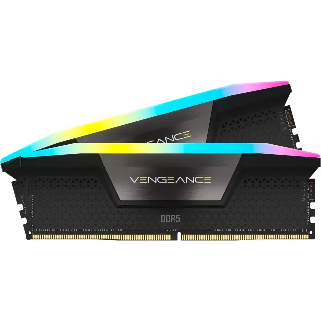 Corsair DIMM 48 GB DDR5-6000 (2x 24 GB) Dual-Kit (black, CMH48GX5M2E6000C36, Vengeance RGB, INTEL XMP)