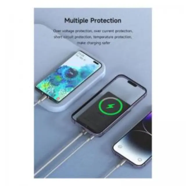 Φορτιστής Ανάγκης Devia S28 22.5W 10000mAh Magnetic Wireless Extreme Speed Σκούρο Γκρι N63437 3