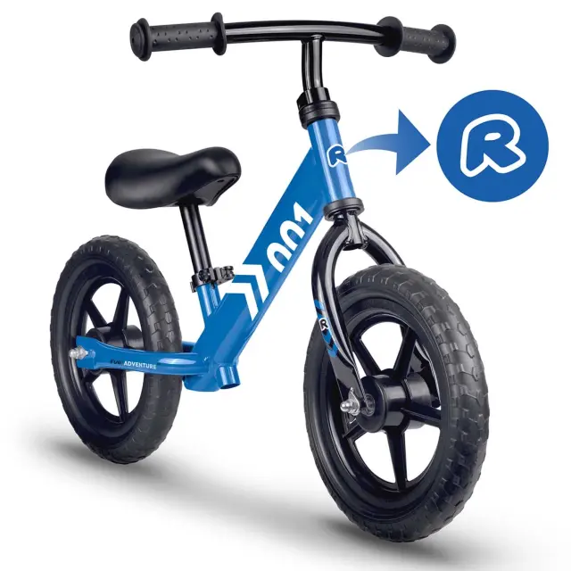 Ricokids Παιδικό Ποδήλατο Ισορροπίας – Ελαφρύ, Ρυθμιζόμενο & Ανθεκτικό Μπλε 3