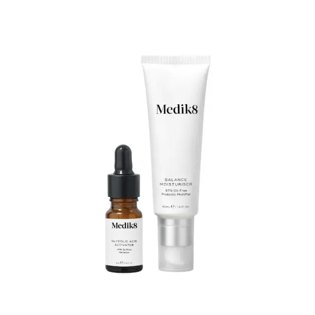Medik8 Balance Moisturiser™ 50ml + Glycolic Acid Activator™ 10ml