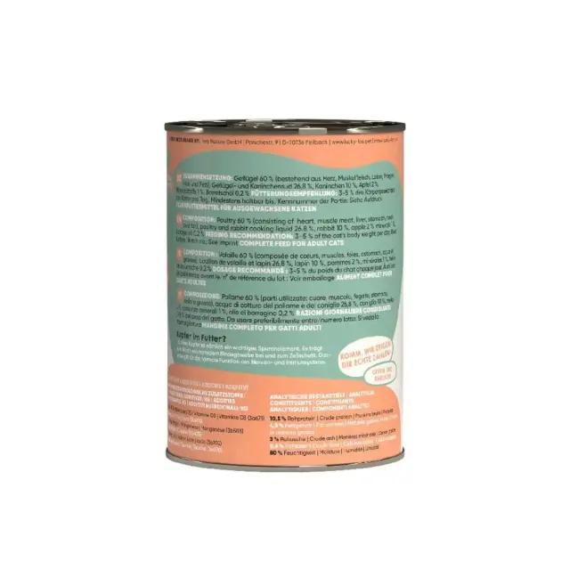 Lucky Lou LifeStage Adult Πουλερικά & Κουνέλι (με Μήλο) 400gr 2