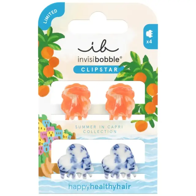 Invisibobble Set Mediterranean Minis Kλάμερ Μαλλιών 4τμχ