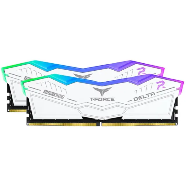 Team Group DIMM 64 GB DDR5-6000 (2x 32 GB) Dual-Kit (white, FF4D564G6000HC38ADC01, Delta RGB, INTEL XMP)
