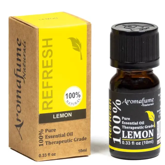 Φυσικό Αιθέριο Έλαιο Λεμονιού Lemon Natural Essential Oil 10ml