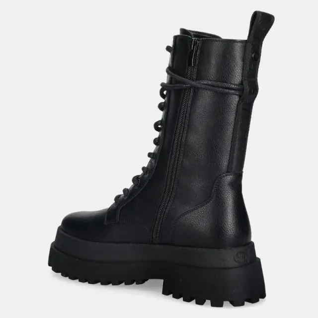 Αρβυλάκια με Chunky Πλατφόρμα Buffalo Pluto Lace Up MID 1622614 Μαύρο - 37 3
