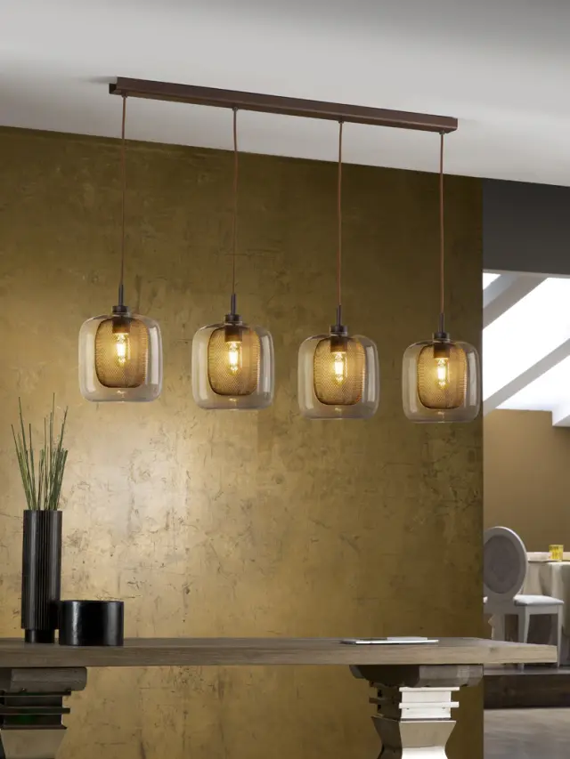 FOX CHOCOLATE PENDANT 4L φωτιστικό μονόφωτο Καφέ Σοκολατί