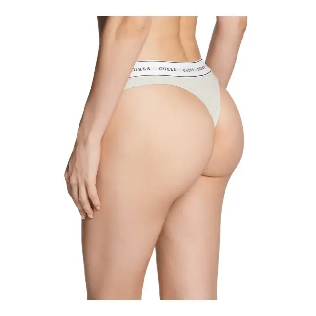 Guess Γυναικείο String Carrie Thong, Χρώμα Light Rock Heather 2
