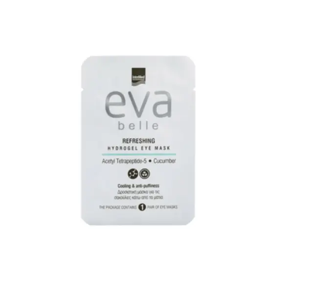 Intermed Eva Belle Refreshing Hydrogel Eye Mask Δροσιστική Μάσκα για τις Σακούλες κάτω από τα Μάτια, 1τεμ