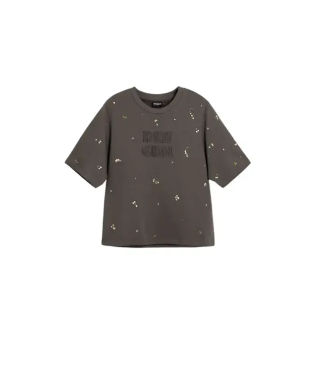 Desigual - Γυναικείο T-shirt Oporto 26SWTK09-2064 Γκρι