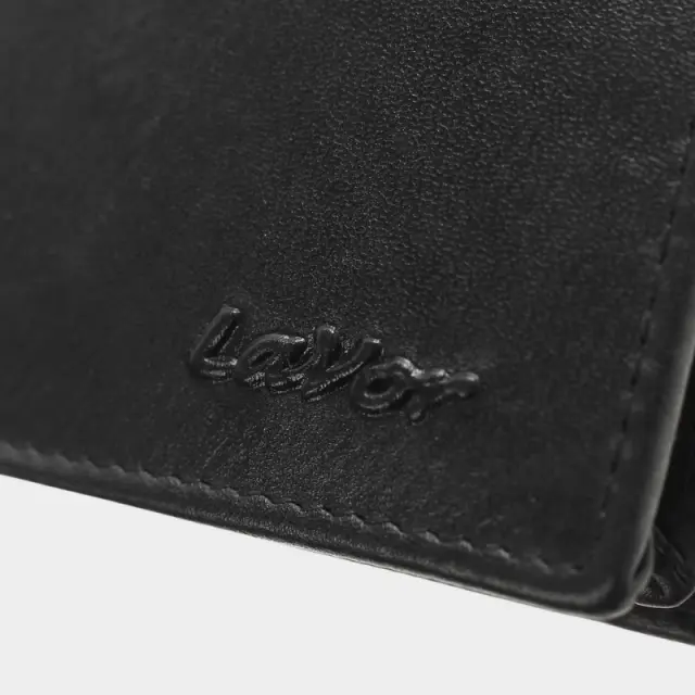 Δερμάτινο Ανδρικό Πορτοφόλι με RFID Lavor 1-5814 Μαύρο - ONESIZE 3