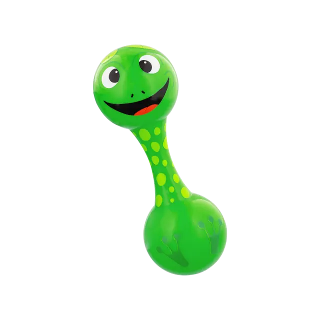 Pylones Μαράκες για παιδιά: Chica Chica (4 σχέδια) Frog