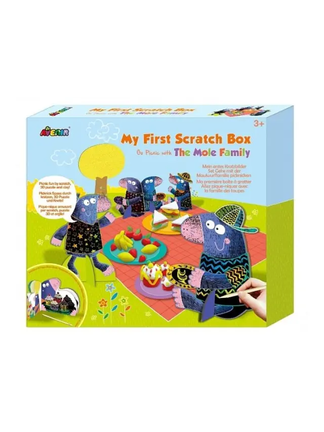 AVENIR Scratch Box Go Picnic with the Mole Family ΠΟΛΥΧΡΩΜΟ - One Size