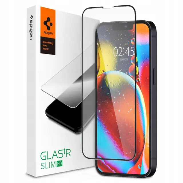 Spigen Full Face Tempered Glass (iPhone 13 Pro Max)