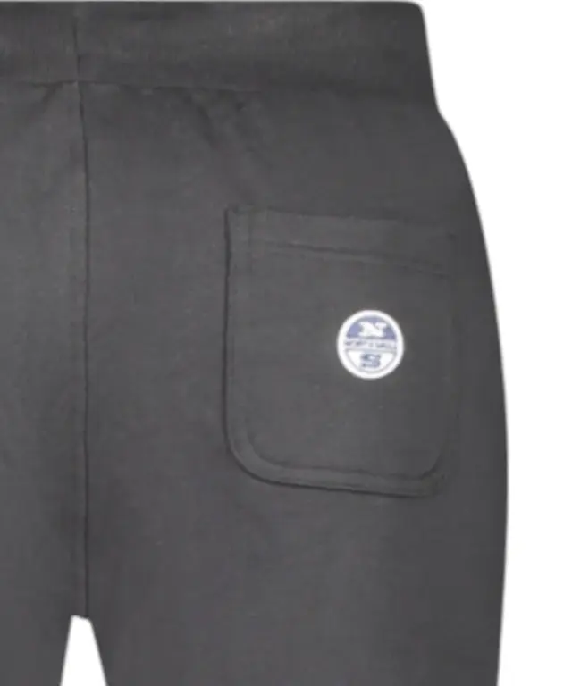 North Sails - Ανδρικό Παντελόνι Φόρμας Tracksuit Pants 970012-000-0999 Μαύρο 3