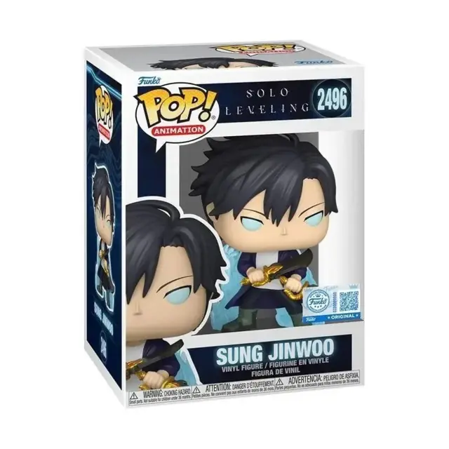 Φιγούρα Funko Pop! Animation: Solo Leveling - Sung Jinwoo* (Special Edition) #2496 Vinyl Figure