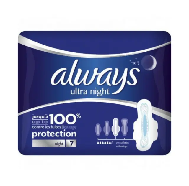 Always Ultra Σερβιέτες Day + Night (Μέγεθος 3) 7 Τμχ 3