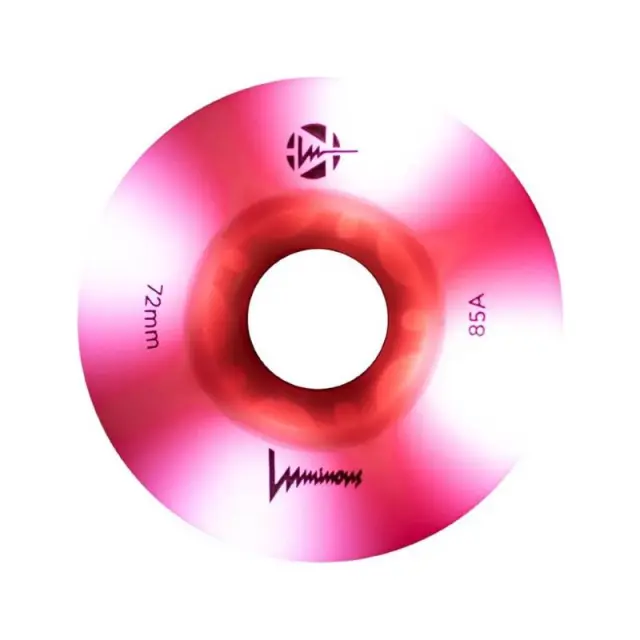 LUMINOUS Ροδάκια Led Flamingo 72χιλ./85A - Ροζ 2
