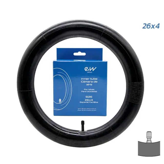 eWHEEL ΑΕΡΟΘΑΛΑΜΟΣ FAT BIKE 26X4.00 AV 40mm CMM263