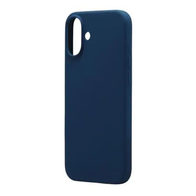 Θήκη Liquid Silicon inos Apple iPhone 16 5G Velvet Σκούρο Μπλε N66025