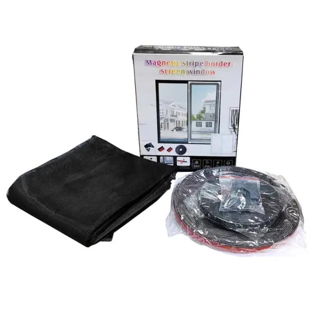 Μαγνητική σίτα παραθύρου 150cm x 150cm - Magnetic Stripe Border Screen Window 002430