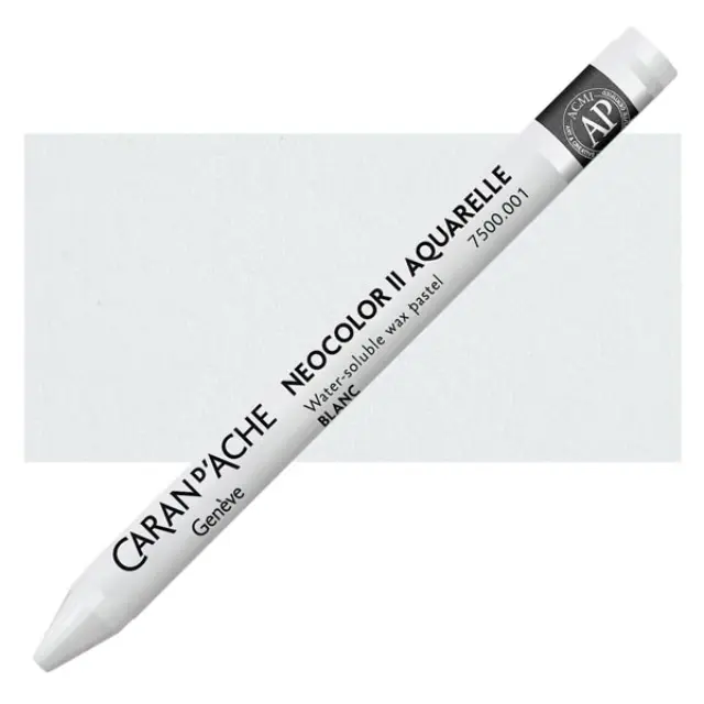 Caran d'Ache Neocolor II Υδατοδιαλυτό Παστέλ Κεριού - 7500/001 - White