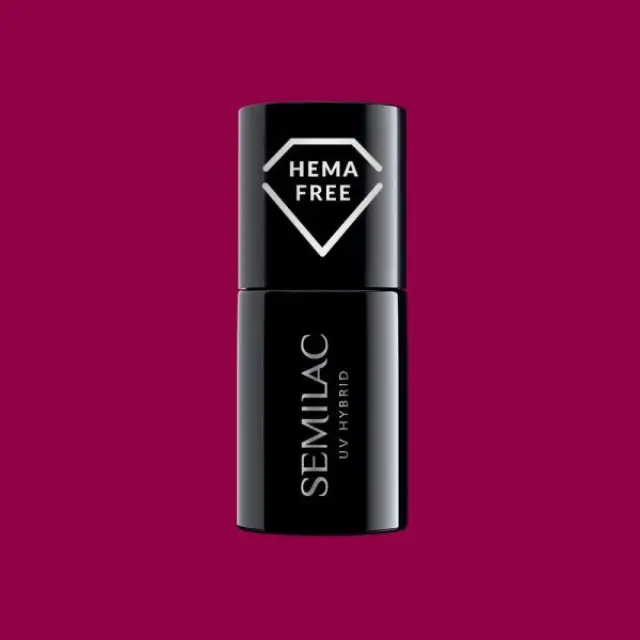 Semilac Ημιμόνιμο Βερνίκι 436 Powerful Burgundy 7ml