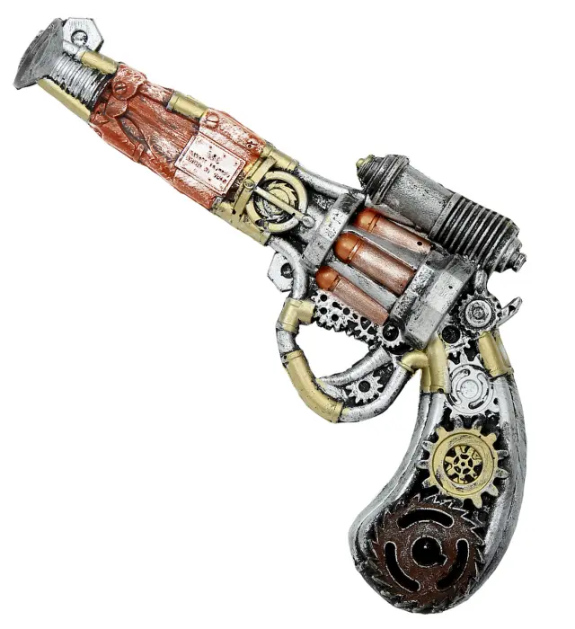 Αποκριάτικο Αξεσουάρ Πιστόλι Steampunk 32εκ (Widmann) (W-09780)