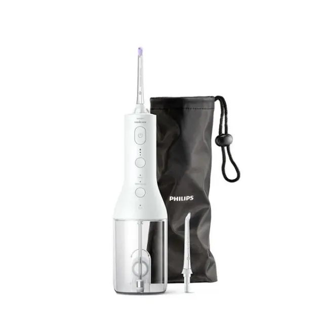 Philips Sonicare Power Flosser 3000 Ασύρματη Συσκευή Καθαρισμού HX3806/31 Λευκή