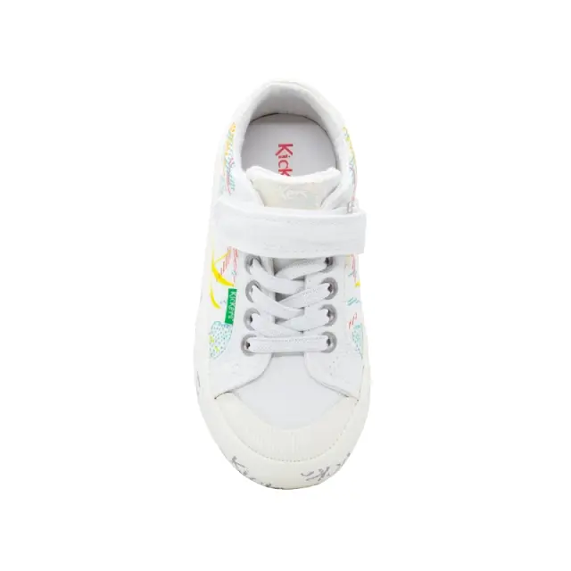 Sneakers KICKERS Λευκό Gody 860865-30 33 ελ.κορδόνια - 30 3