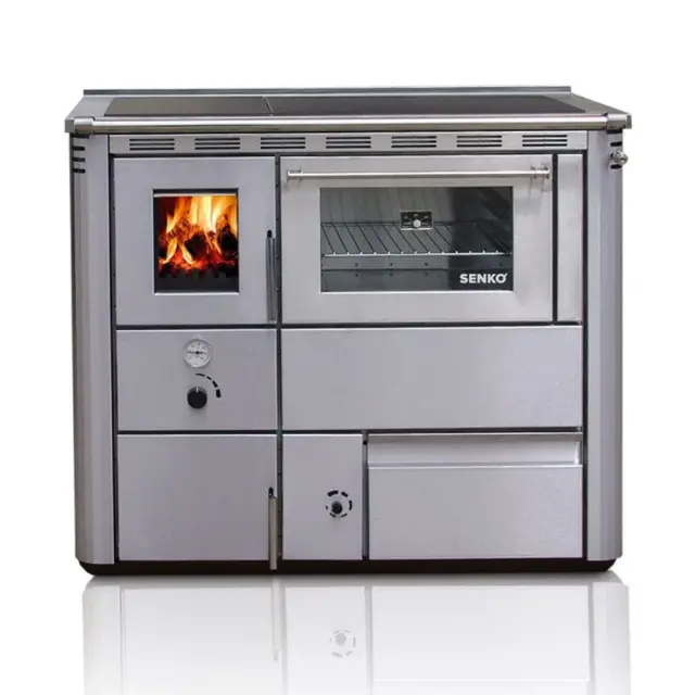 Senko C-25 σόμπα καλοριφέρ Inox Mat 25kw