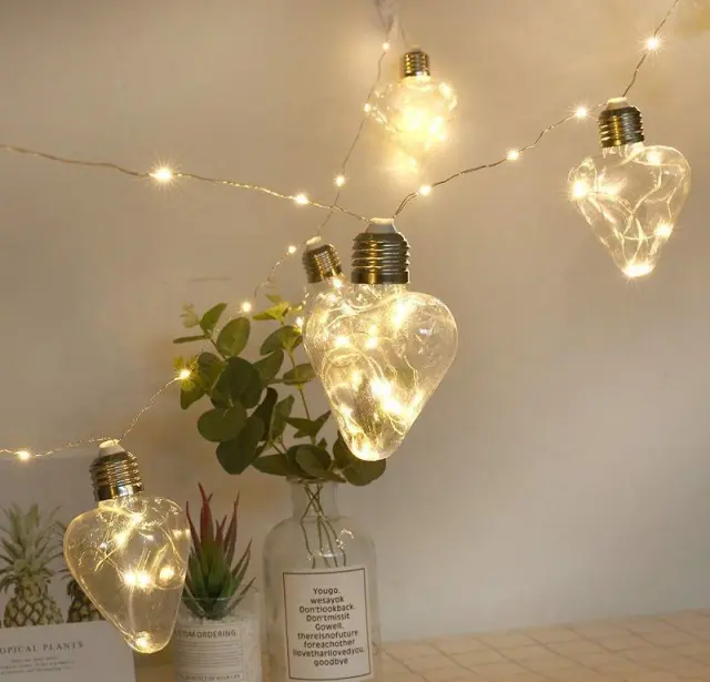 Χριστουγεννιάτικα φώτα LED - Καρδιά - 272386 - Warm White 3