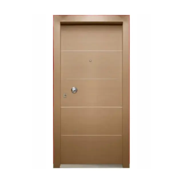 Θωρακισμένη πόρτα με επένδυση Laminate ΚΠ 112 Κατασκευαστική