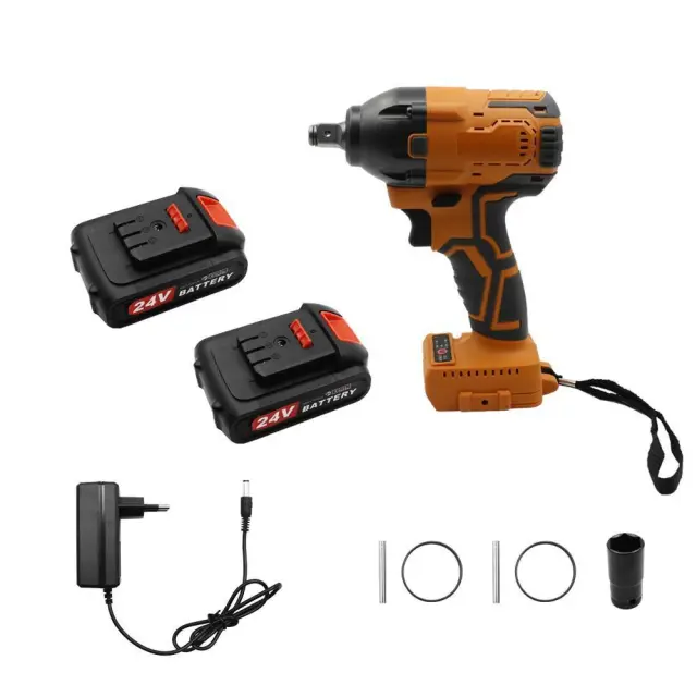 Μπουλονόκλειδο Μπαταρίας 2 x 24V 2Ah με Υποδοχή 1/2″ και Καρυδάκι 22mm OEM HL-18668-7