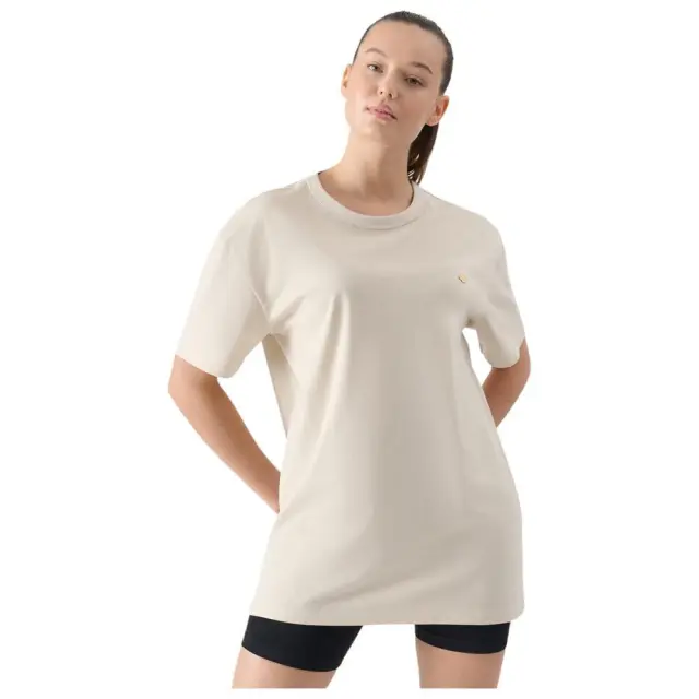 4F T-shirt Cream 4FWSS25TTSHU1972-12 - XL