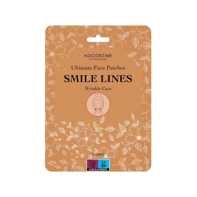 Kocostar Ultimate Face Patches SMILE LINES Wrinkle Care Επιθέματα για τις ρυτίδες γύρω από το στόμα, 6 ζεύγη