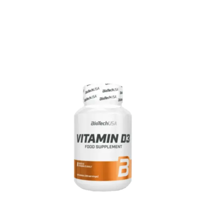 Vitamin D3 2000 IU 120tabs (Biotech Usa)