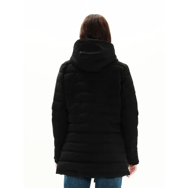 Emerson P.P.Down Long Jacket with Hood (222.EW10.92-Black) - Μαύρο - S 2