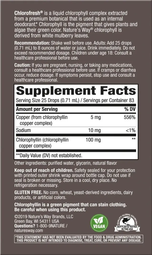 Nature's Way Chlorofresh® Chlorophyll Drops 2