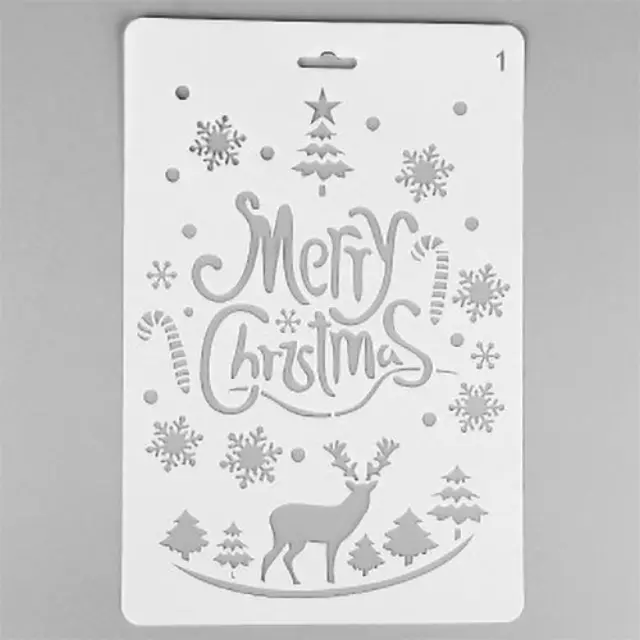 Στένσιλ - 25.9x17.2cm - Merry Christmas